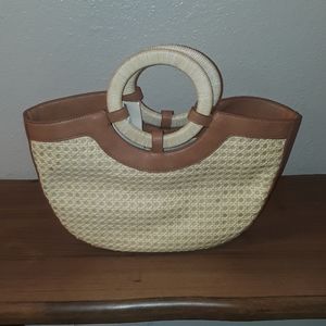 Vegan Leather Half-Moon Handbag